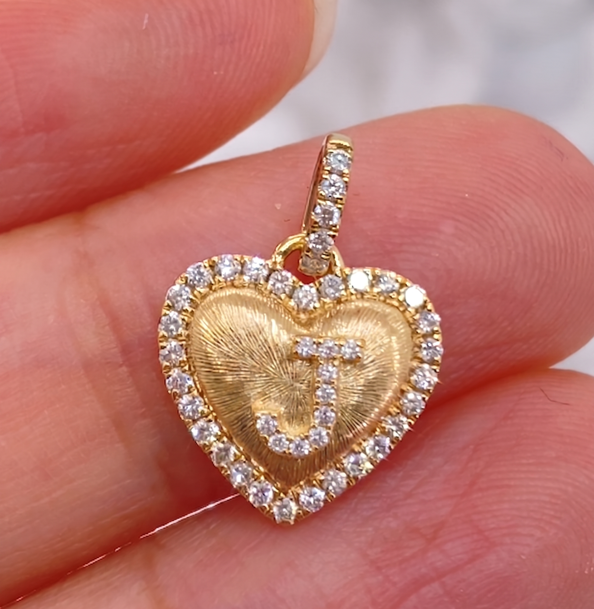 Amour Monogram Pendant