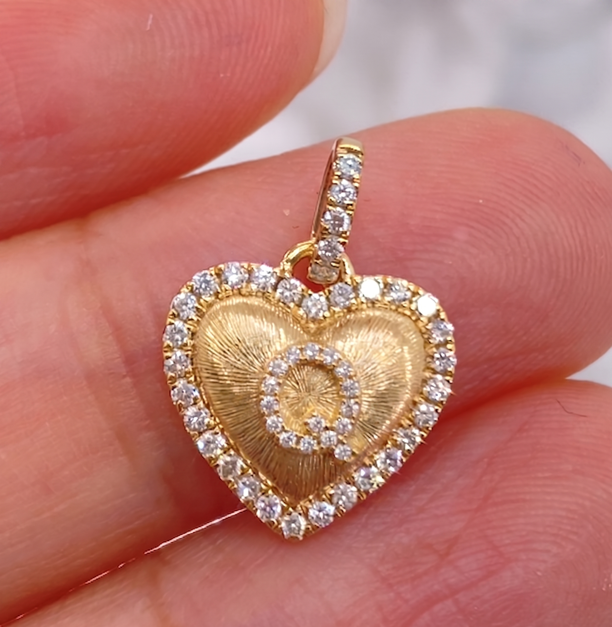 Amour Monogram Pendant