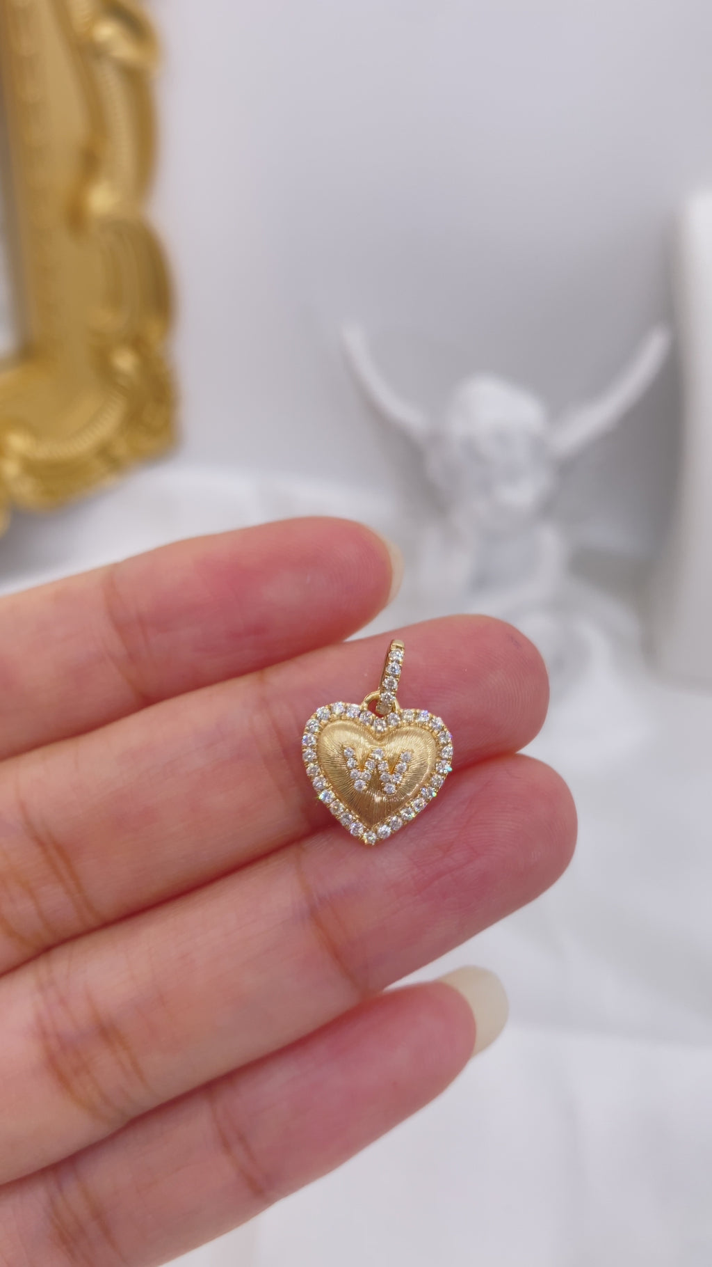 Amour Monogram Pendant
