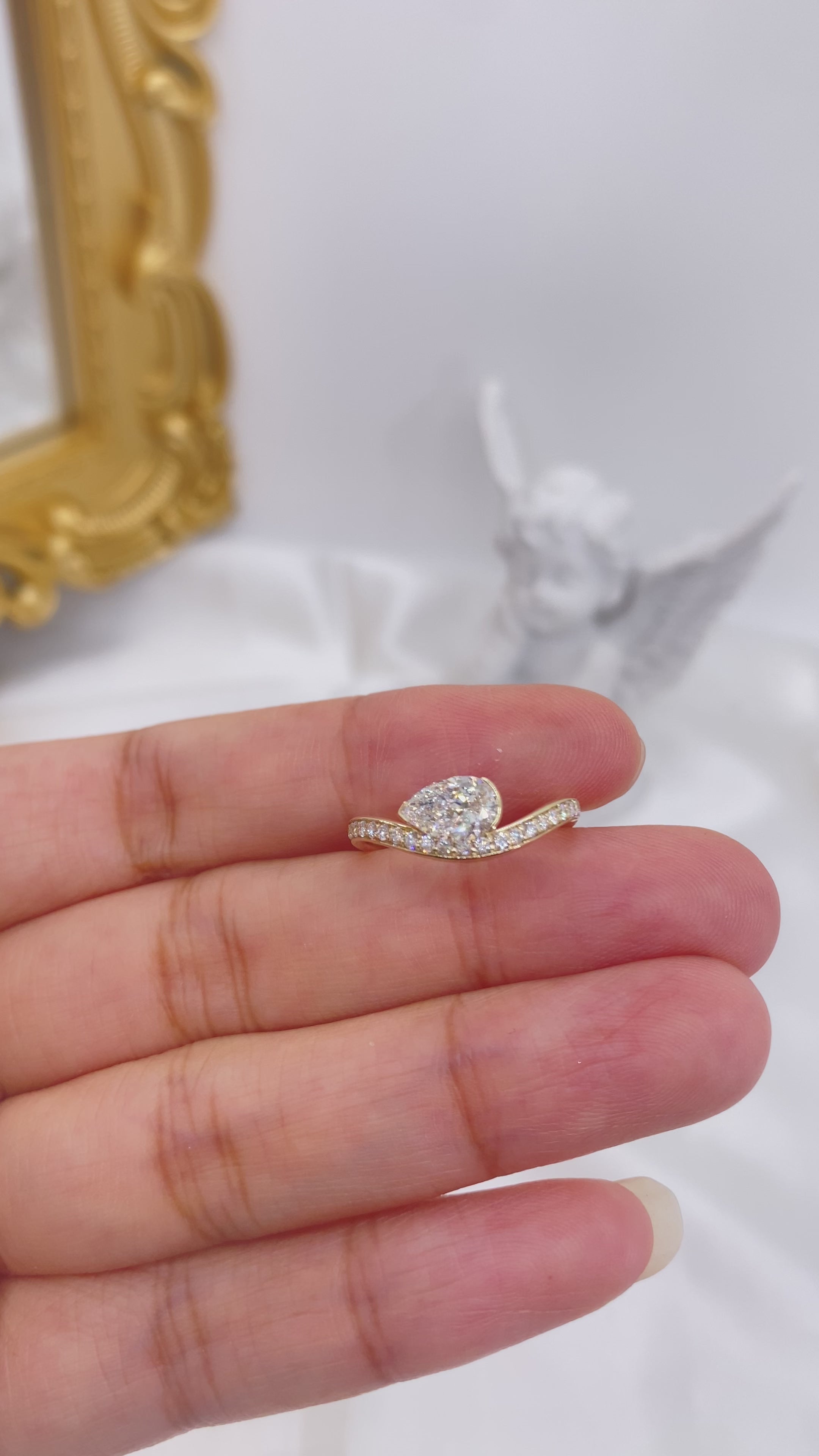 Auerlia Pear Ring